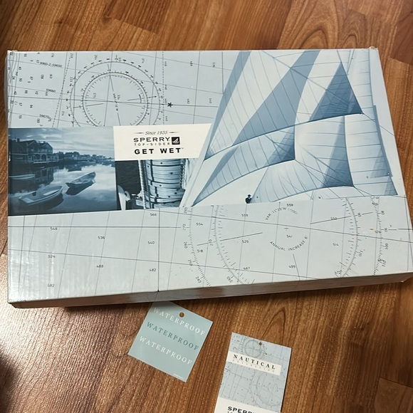 Sperry Top-Sider leather Bayside P/T Oxford style waterproof shoes - Picture 11 of 11